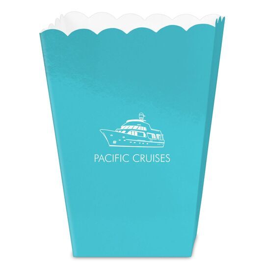 Yacht Mini Popcorn Boxes